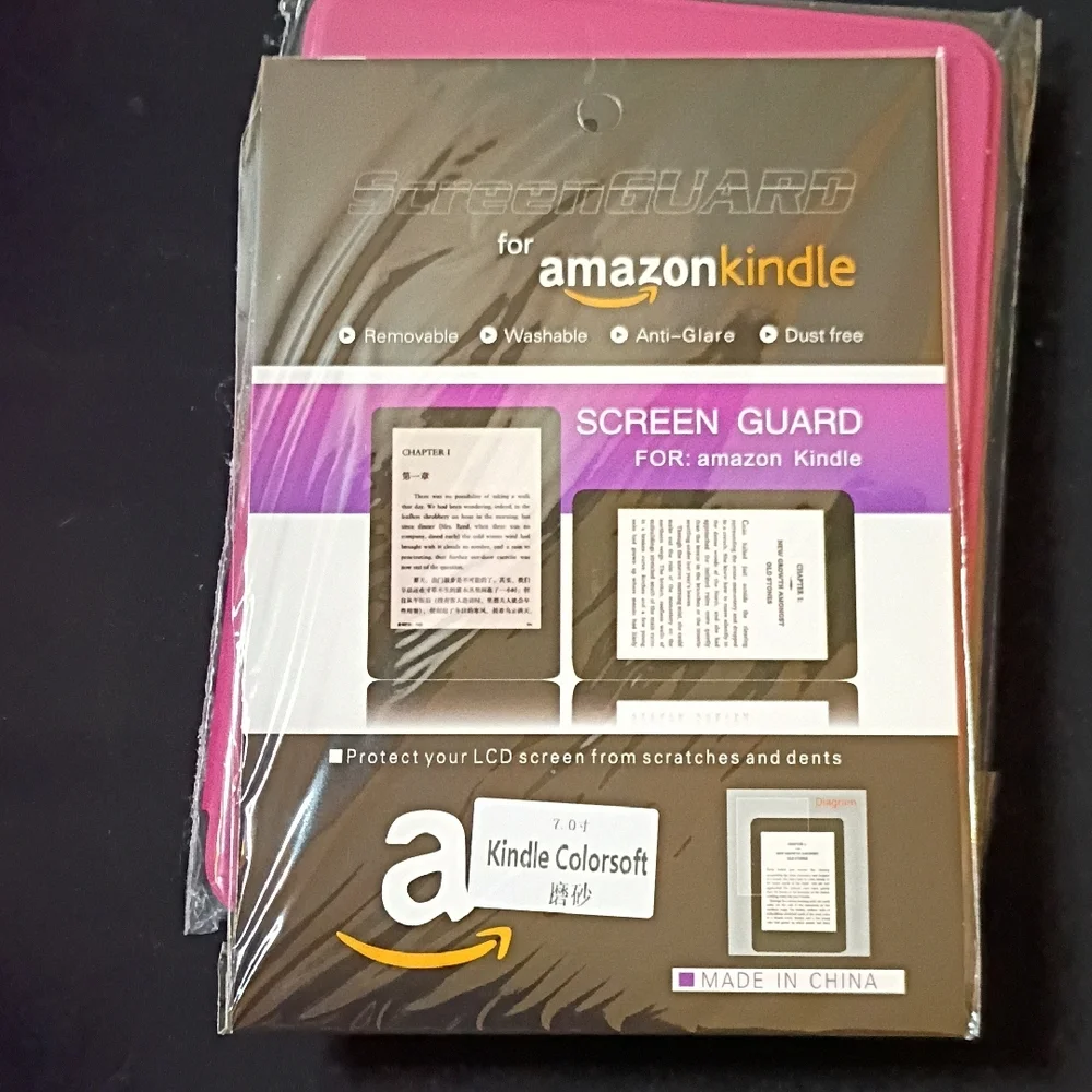 Pink Tablet Case 12th - 7 In. Comes With Screen Protector